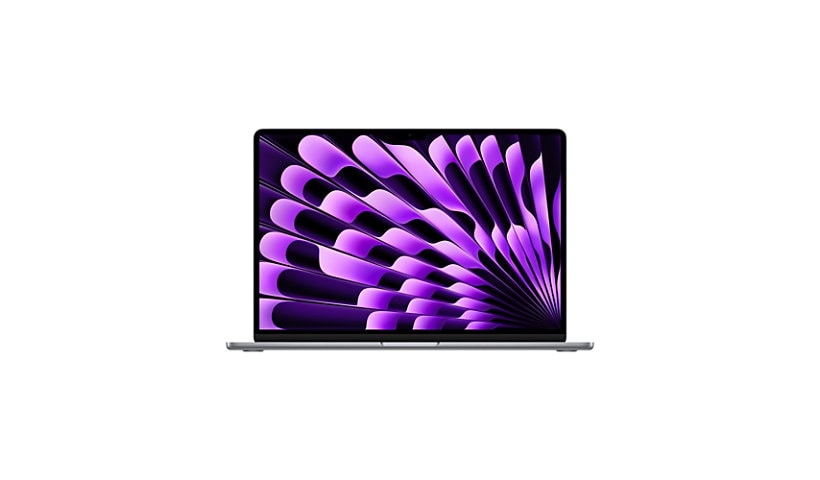 Apple - MacBook Air - 15" - M3 - 8-Core CPU - 10-Core GPU - 8 GB RAM - 256 GB SSD - Space Gray