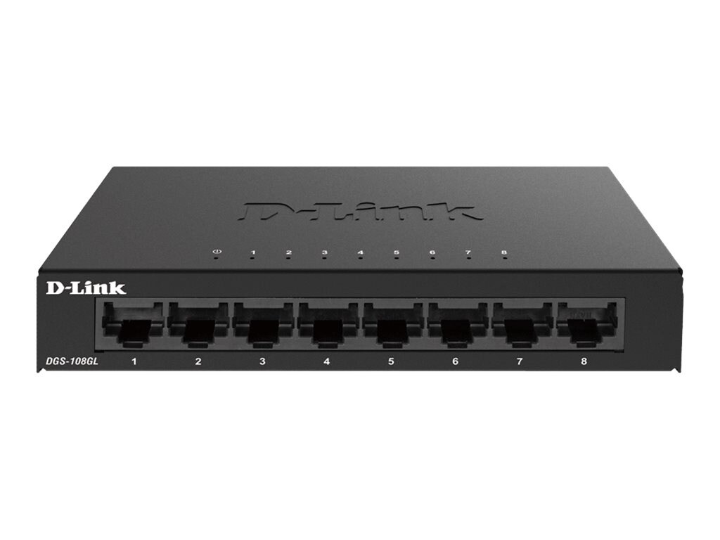 D-Link DGS 108GL - switch - 8 ports - unmanaged