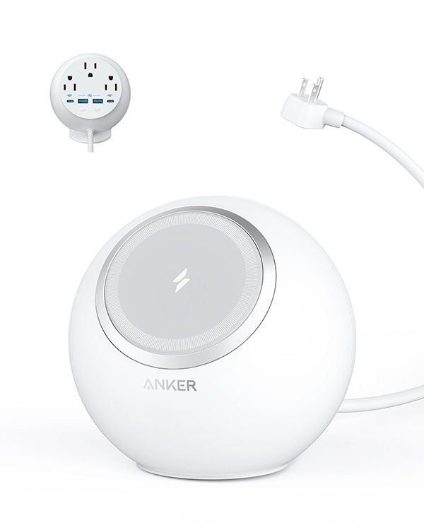 Anker 637 MagGo Magnetic Charging Station for iPhone 13 and 12 - White