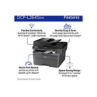 Brother DCP-L2640DW - imprimante multifonctions - Noir et blanc
