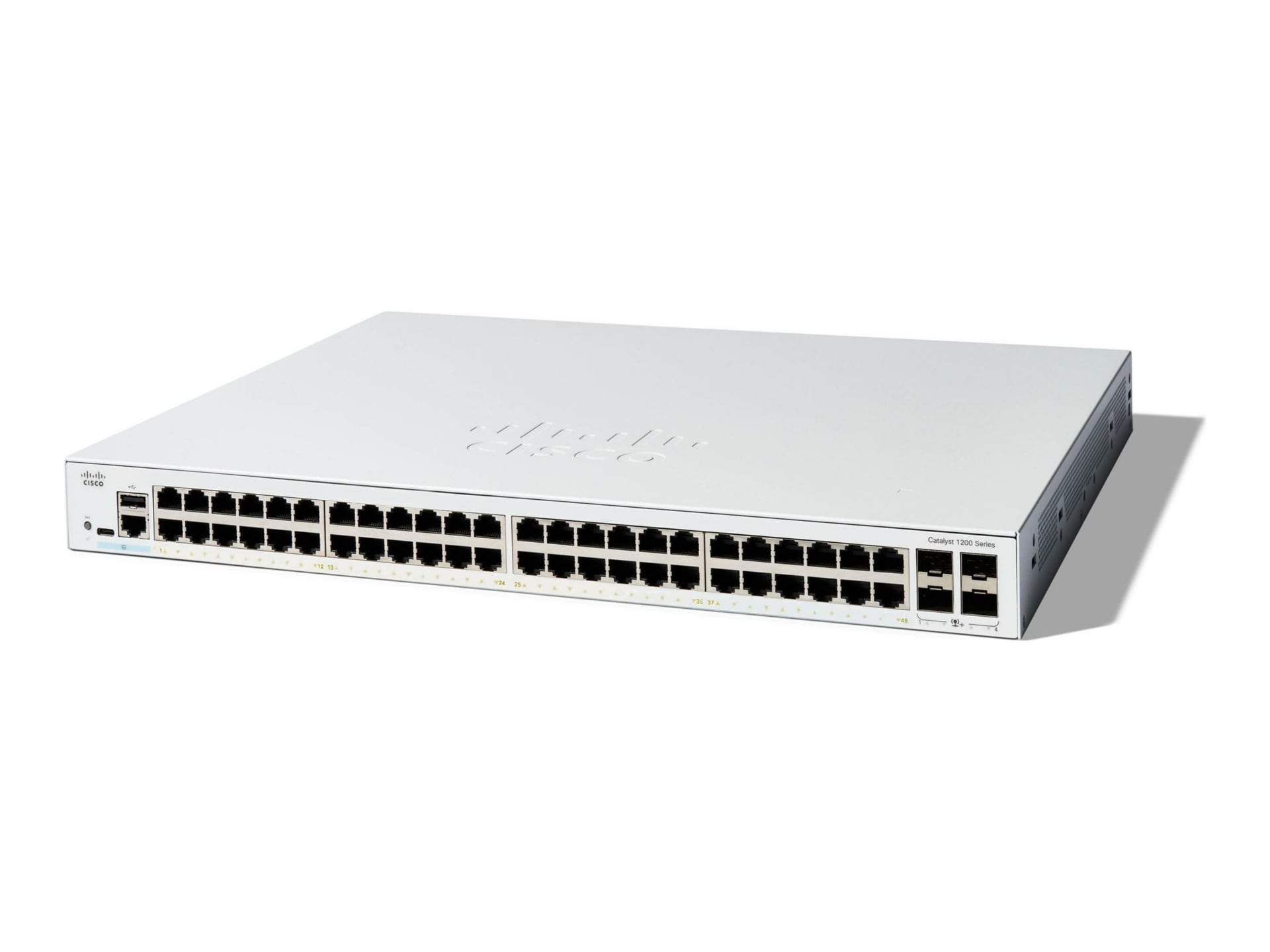 Cisco Catalyst 1200-48T-4X - commutateur - 48 ports - intelligent - Montable sur rack