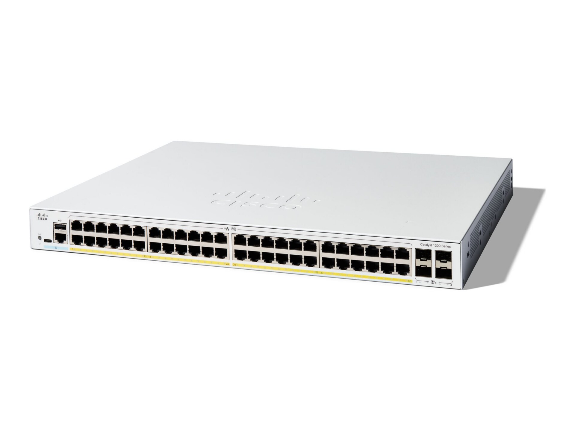 Cisco Catalyst 1200-48P-4X - commutateur - 48 ports - intelligent - Montable sur rack