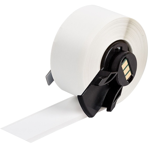 Brady 0.5"x50' All Weather Permanent Adhesive Vinyl Label Tape for M6 and M7 Printer - White
