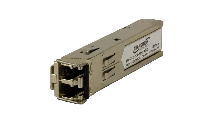 Lantronix TN-GLC-SX-MM Series - SFP (mini-GBIC) transceiver module - 1GbE - TAA Compliant