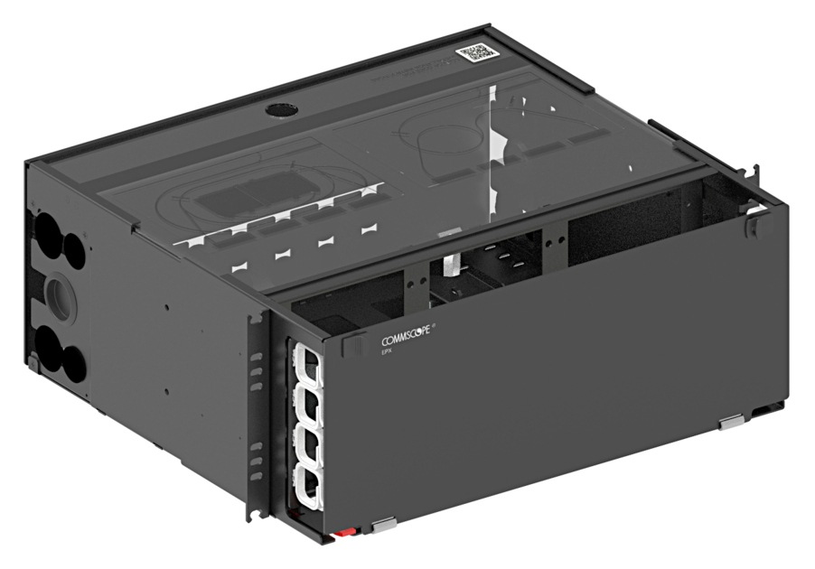 CommScope EPX 4U Sliding Fiber Patch Panel - Black