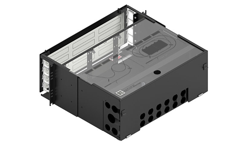 CommScope EPX 4U Fixed Fiber Patch Panel - Black