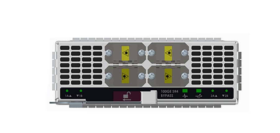 Trend Micro TippingPoint 2-Segment 100GbE SR4 Bypass I/O Module for 9200TXE Threat Protection System