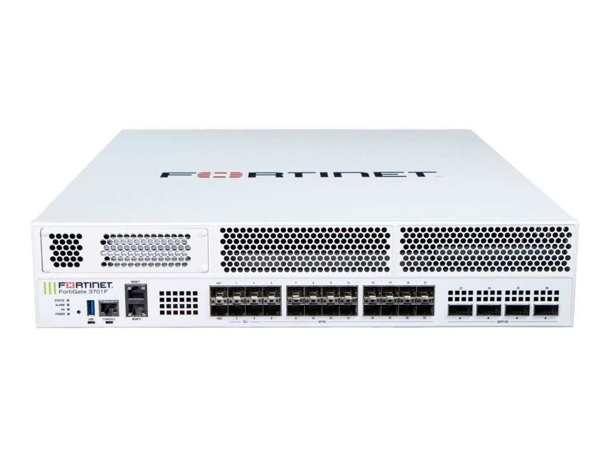 Fortinet FortiGate 3701F - security appliance - with 5 years 24x7 FortiCare