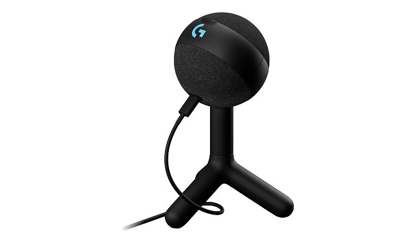 Logitech G Yeti Orb Condenser RGB Gaming Microphone with LIGHTSYNC, Black - microphone