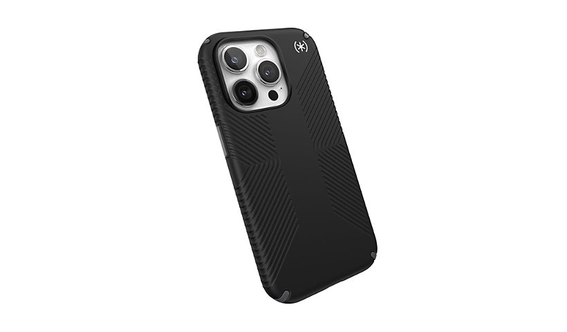 Speck Presidio2 Grip Case with MagSafe for iPhone 15 Pro - Black/Slate Gray