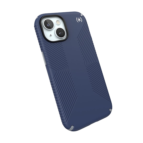 Speck Presidio2 Grip Case with MagSafe for iPhone 15 - Coastal Blue/Dust Gray