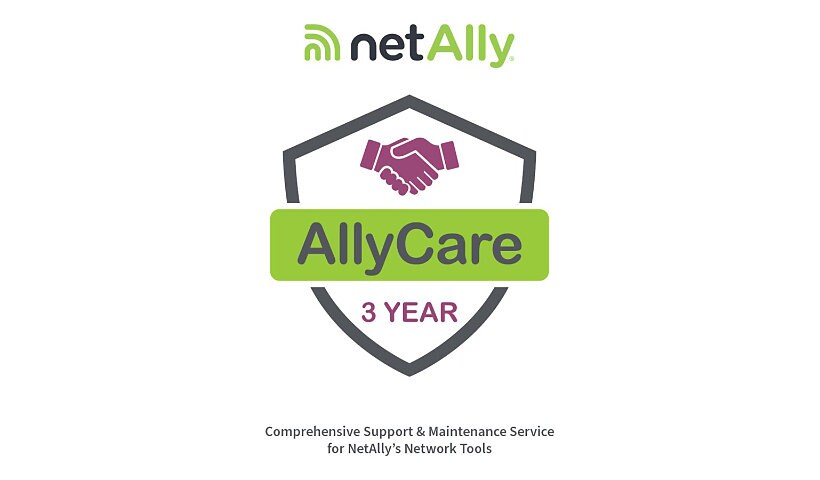 NetAlly AllyCare Support - extended service agreement - 3 years - shipment