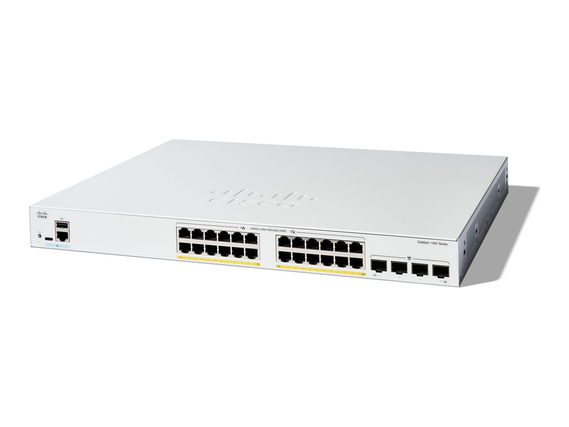 Cisco Catalyst 1300-24FP-4G - commutateur - 24 ports - Géré - Montable sur rack