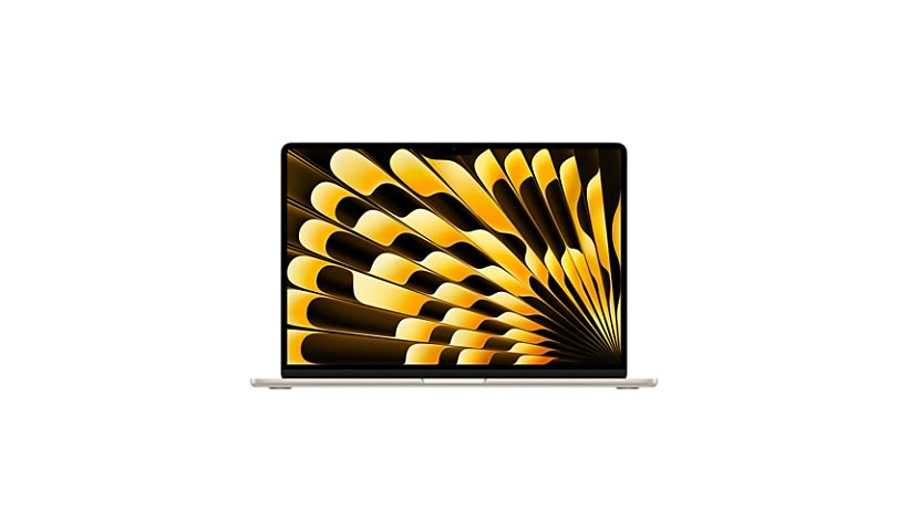Apple - MacBook Air - 15 po - M3 - 8 GB RAM - 256 GB SSD - Starlight - French