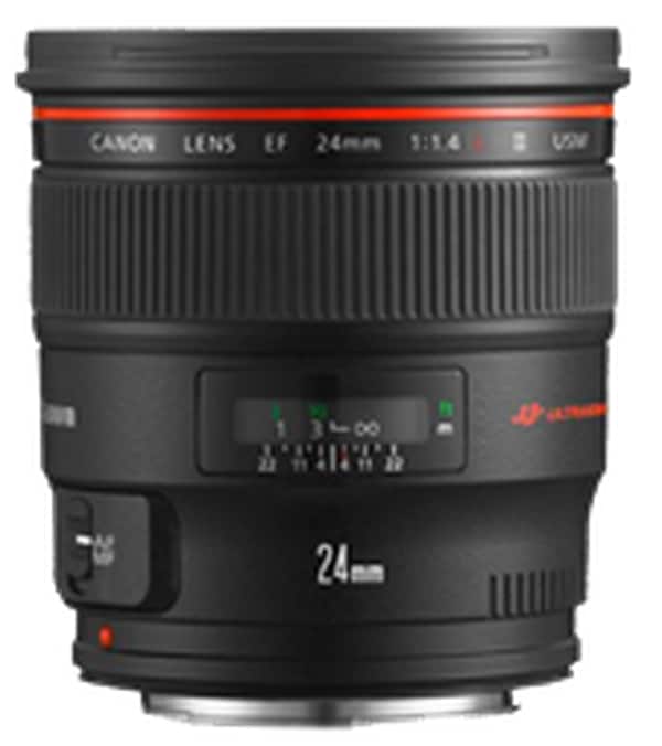Canon EF 24mm f/1.4L II USM Lens for TNB-9000 Camera