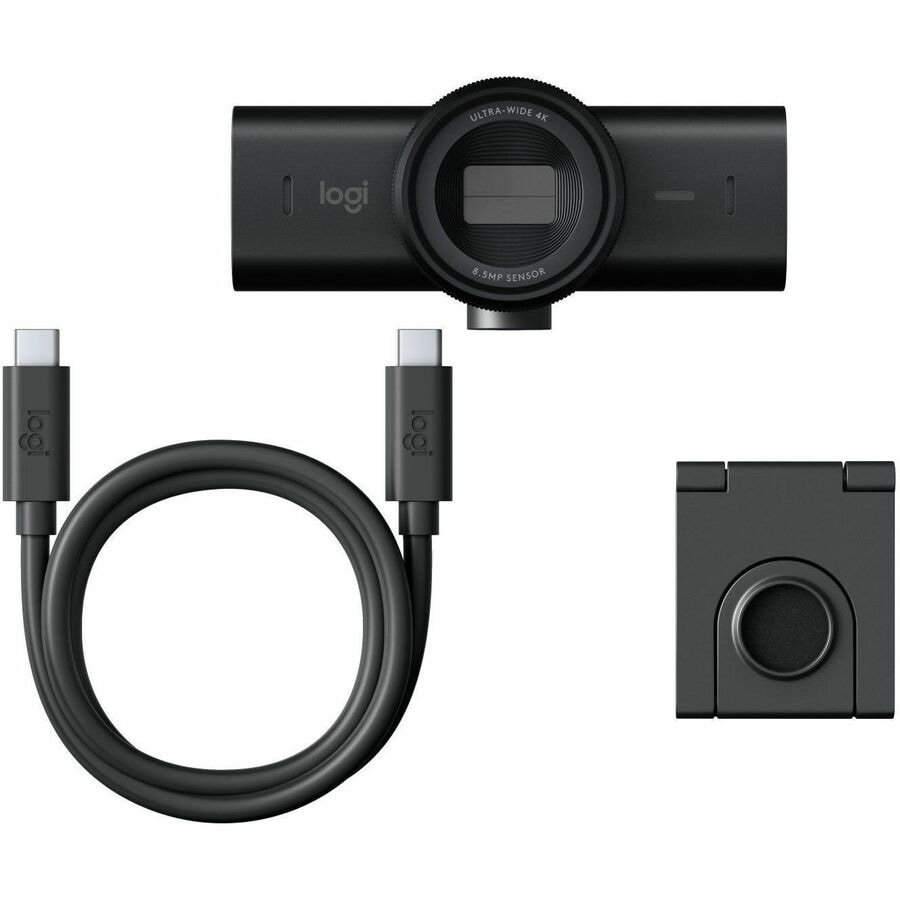 Thumbnail 2 of 7 for Logitech The Master MX Brio Webcam - 8.5 Megapixel - 60 fps - Black - USB 3.2 (Gen 1) Type C