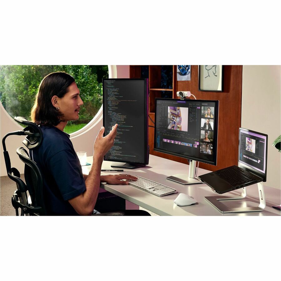 Thumbnail 7 of 7 for Logitech The Master MX Brio Webcam - 8.5 Megapixel - 60 fps - Black - USB 3.2 (Gen 1) Type C