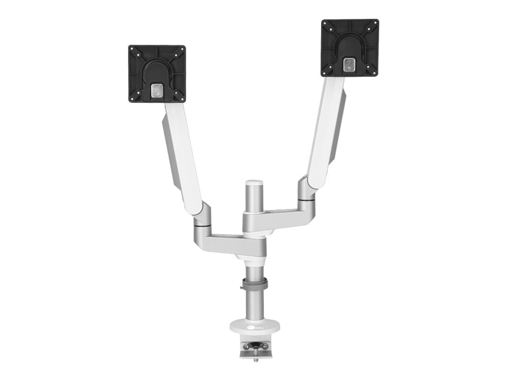 SIIG MTPRO Desk Mount Dual Monitor Arm mounting kit - mechanical spring - for 2 monitors - up to 32", Max. Load 19.8