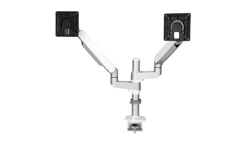 SIIG MTPRO Desk Mount Dual Monitor Arm mounting kit - mechanical spring - for 2 monitors - up to 32", Max. Load 19.8