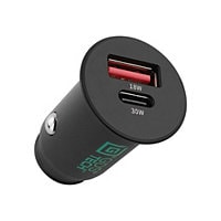 RAM GDS adaptateur d'alimentation pour voiture - USB-C (PD), 4 pin USB Type A (QC 3.0) - 48 Watt