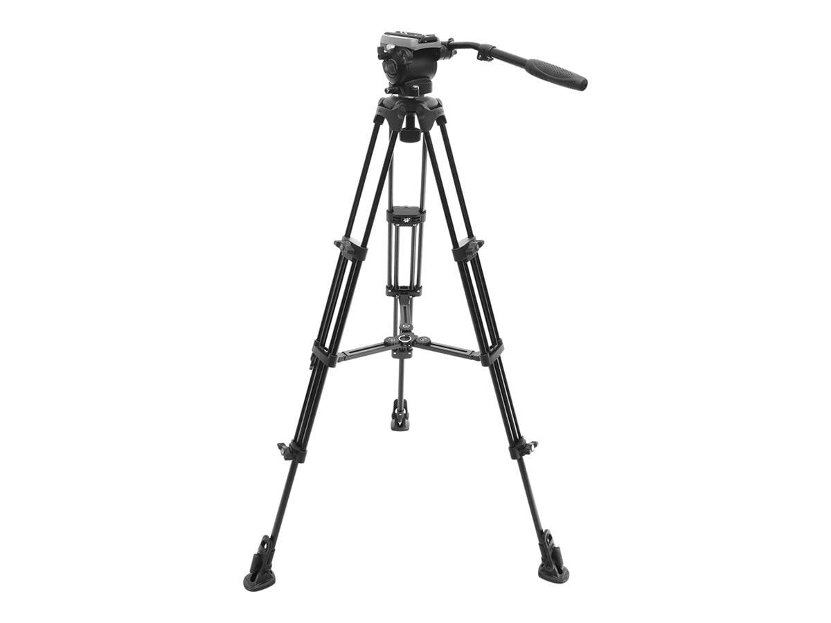 E-Image EK650 tripod - professional, with fluid head, 75mm bowl, 11lbs payload