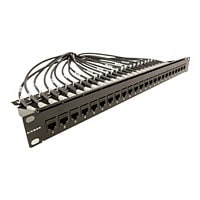 Siemon MAX In-Line Coupler Panel - patch panel - 1U - 19"