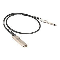 Siemon 25GBase-CU direct attach cable - 1 m - black
