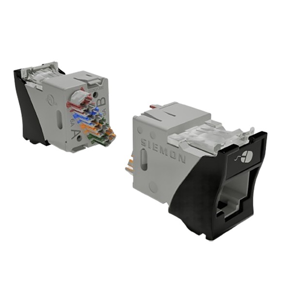 Siemon UltraMAX UTP CAT6 RJ-45 Keystone Copper Outlet - Black