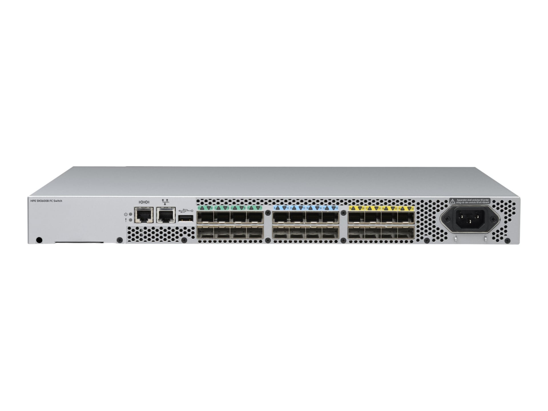 HPE SN3600B 32Gb 24/8 8-port 16Gb Short Wave SFP+ Fibre Channel Switch - sw