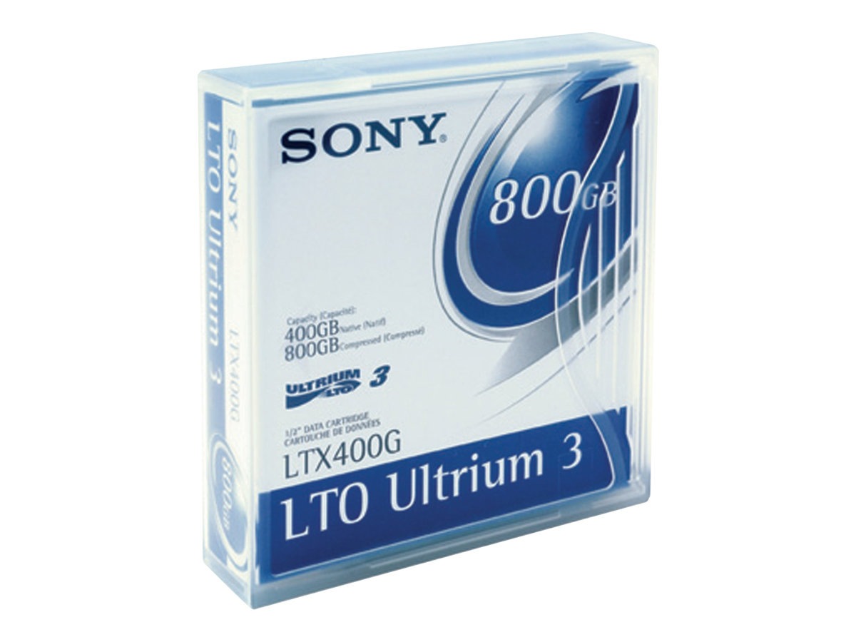 Sony LTX400G - LTO Ultrium 3 - storage media 10-Pack