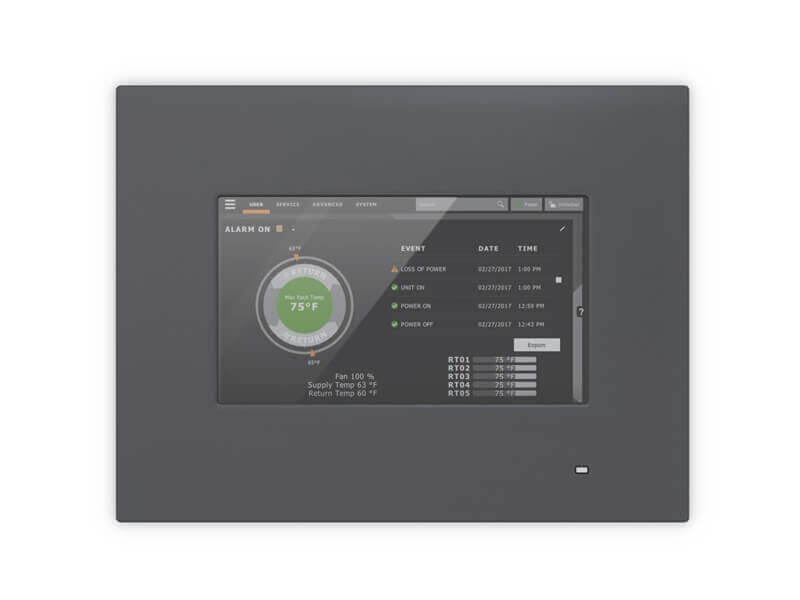 Liebert Vertiv iCOM2 LCB Programmed Cooling Unit Control Panel