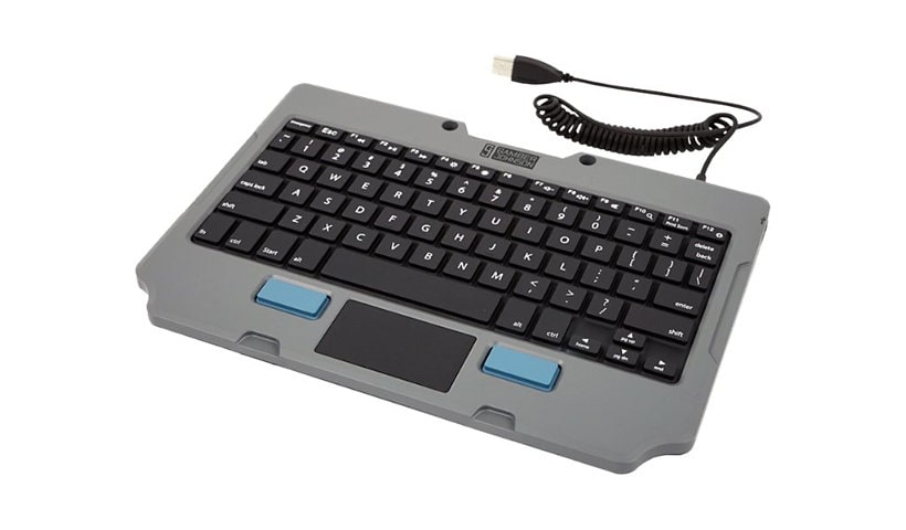 Gamber Johnson Rugged Lite - clavier - avec pavé tactile - QWERTY - US