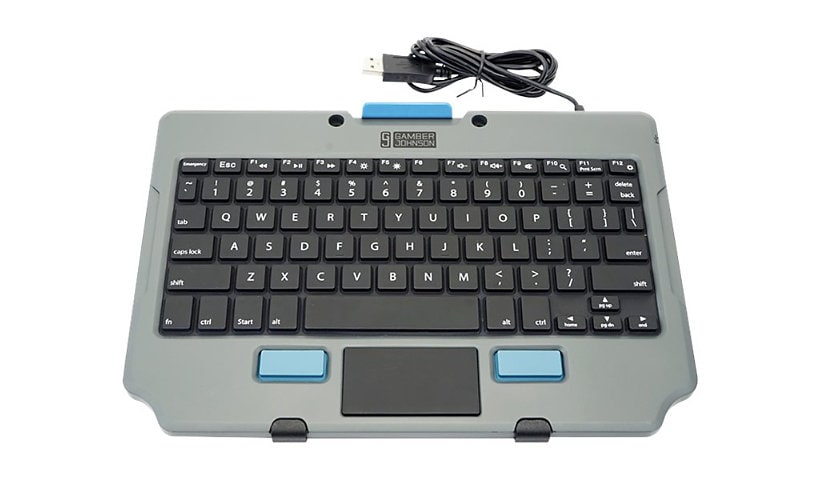 Gamber-Johnson Quick Release Keyboard Cradle composant de montage - pour clavier - noir