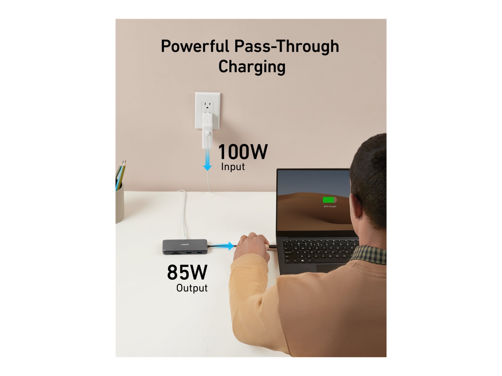 Thumbnail 3 of 6 for Anker PowerExpand 8-in-1 PD 10Gbps Data Hub - docking station - USB-C - HDMI - 1GbE