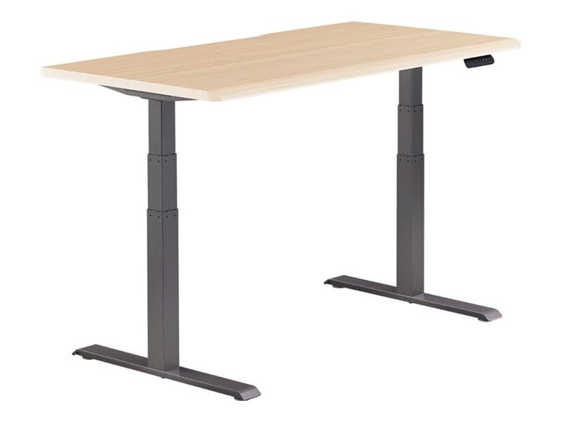 Vari Electric Standing Desk with ComfortEdge™ 60x30" - Light Wood