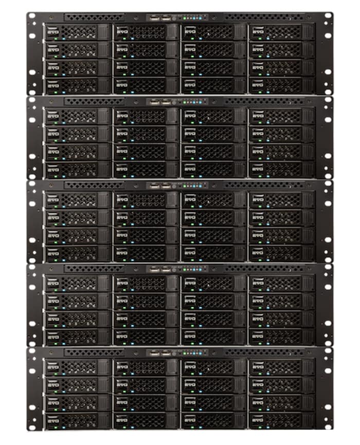 SNS EVO Nearline 3U 16-Bay Shared Storage Server with 16x22TB Hard Drive