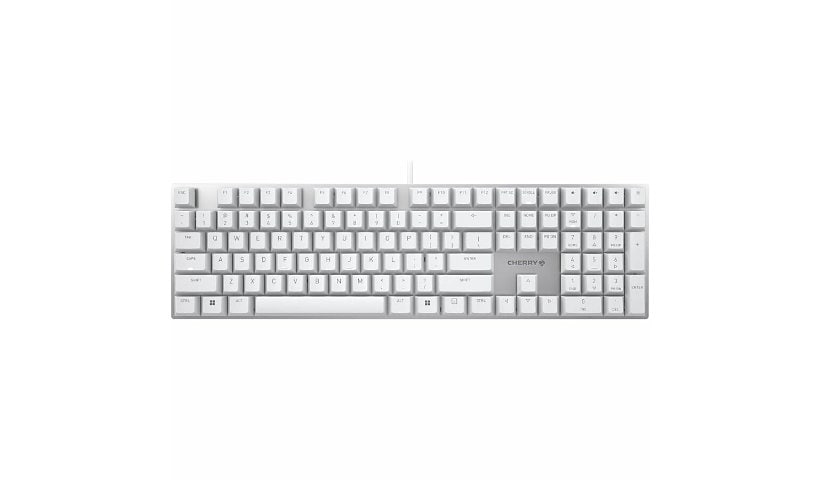 CHERRY KC 200 MX-Wired Keyboard - MX2A BROWN - Silver/White Housing