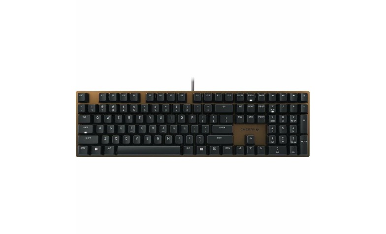 CHERRY KC 200 MX-Wired Keyboard - MX2A BROWN - Black/Bronze