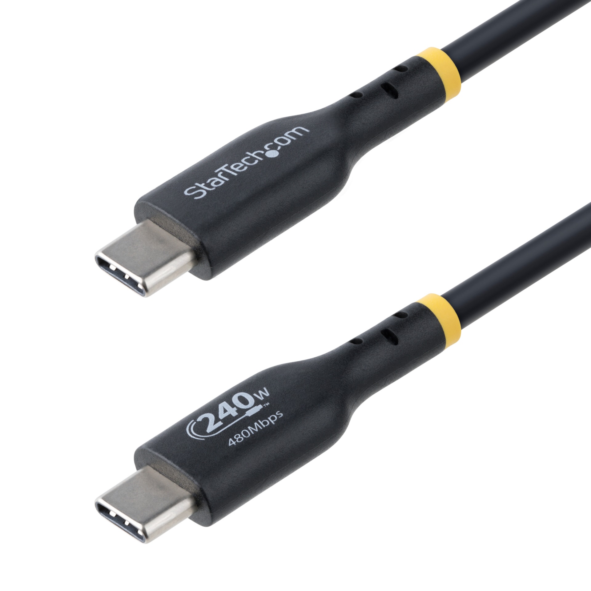 StarTech.com 6ft USB-C Charging Cable, USB-IF Certified USB C Cable, 240W P