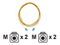 SYSTIMAX TeraSPEED Zero Water Peak - patch cable - 1 m - 1 m - yellow