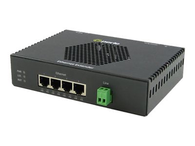 Perle eXP-4S1110PE-TB - network extender - 10Mb LAN, 100Mb LAN, GigE, Ethernet over VDSL2
