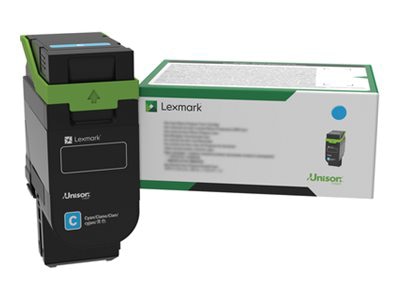 Lexmark - cyan - original - toner cartridge - LCCP, LRP