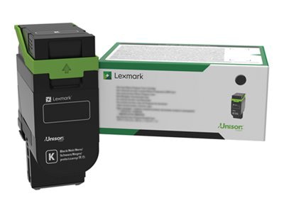 Lexmark - black - original - toner cartridge - LCCP, LRP