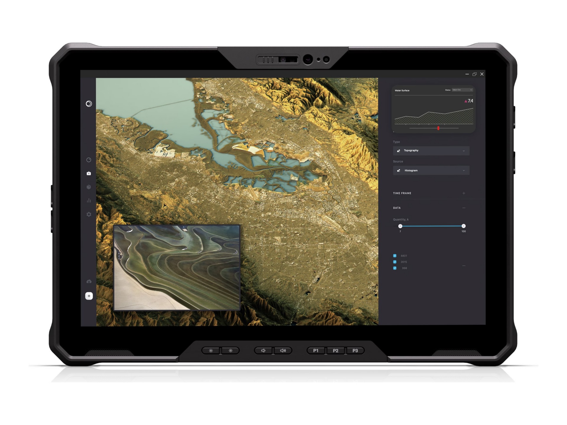 Thumbnail 3 of 4 for Dell Latitude 7230 Rugged Extreme Tablet - 12" - Intel Core i5 - 1240U - vPro - 16 GB RAM - 256 GB SSD