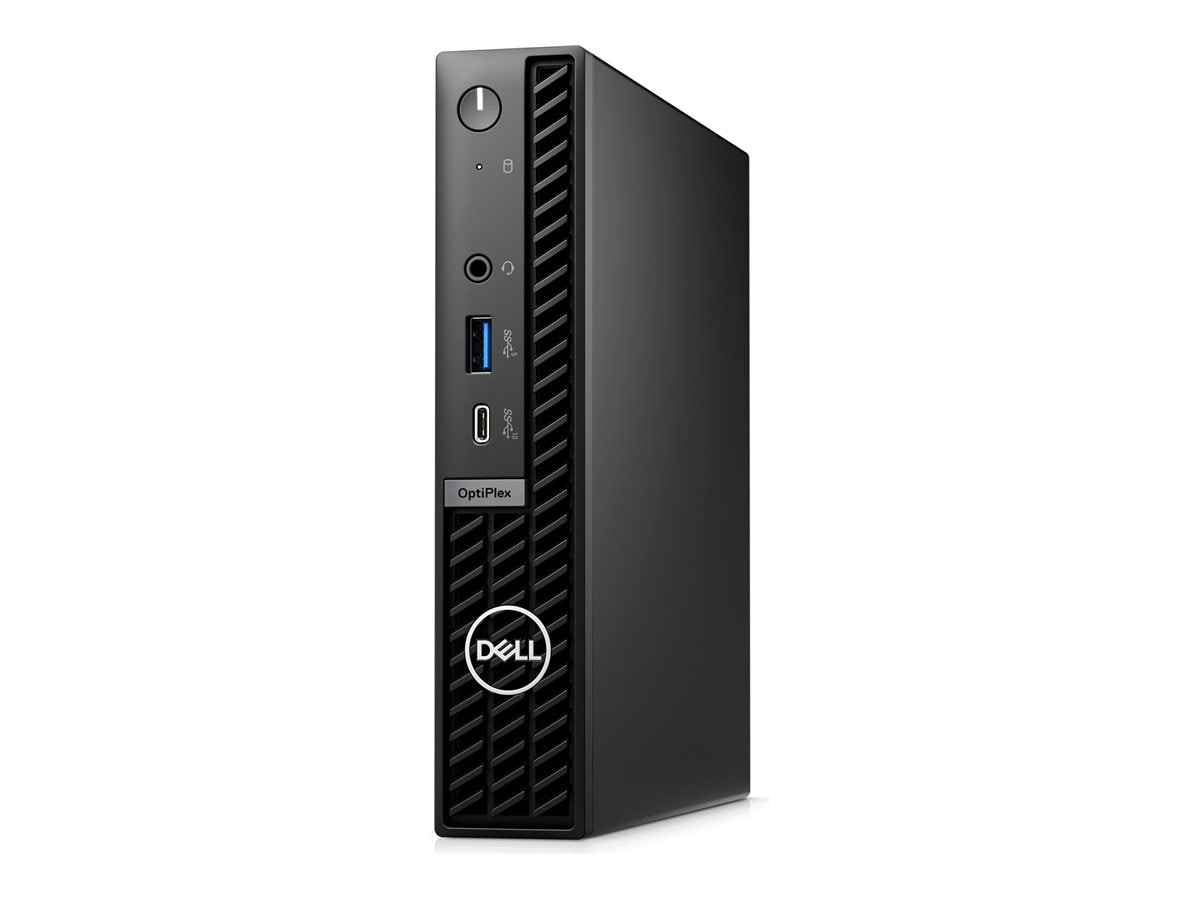 Dell OptiPlex 7020 - micro - AI Ready - Core i3 i3-14100T 2.7 GHz - 8 GB - SSD 256 GB