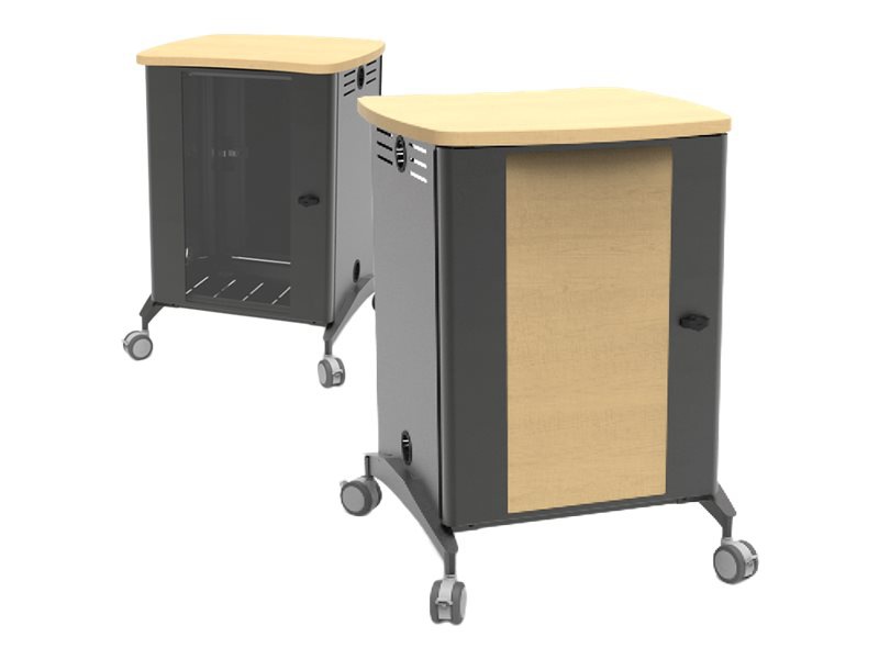 Spectrum Companion Equipment Rack cart - graphite talc, black