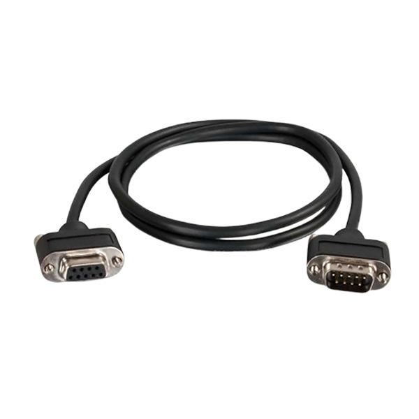 C2G 10' DB9 Male to DB9 Female CMG-Rated Null Modem Cable