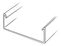 Wiremold 4000 Series Raceway Base - 10ft Length - Ivory