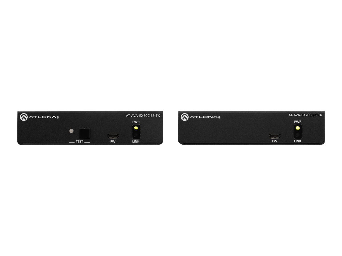 Atlona Avance AT-AVA-EX70C-BP-KIT - transmitter and receiver - video/audio/infrared/serial/power extender - RS-232,