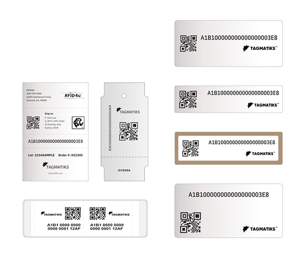 RFID4U TagMatiks UHF RFID Label/Tag Sample Kit